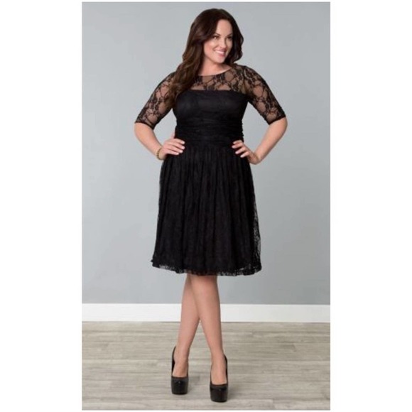 Kiyonna Dresses & Skirts - Luna Lace A-Line Dress KIYONNA size 1X